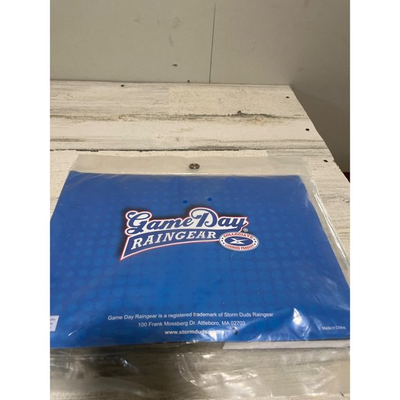 Navy Auburn University Adult Rain Poncho - Picture 2 of 3